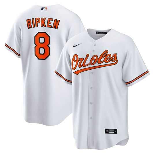 Baltimore Orioles Cal Ripken Jr. Nike Throwback Replica Player Jersey - White MLB Team Jersey Baseball Fan Apparel