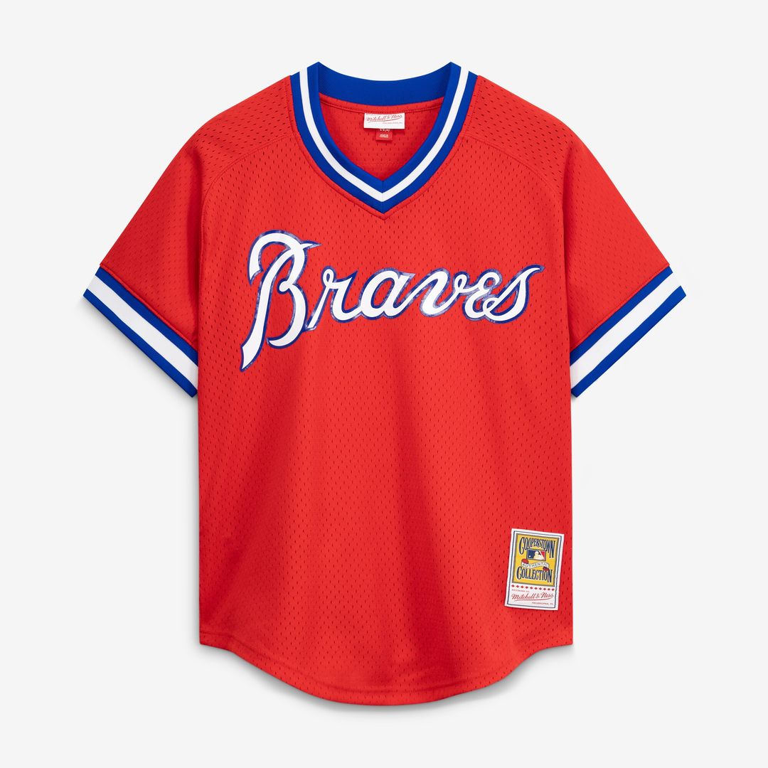 Atlanta Braves Dale Murphy Mitchell & Ness Authentic Batting Practice Jersey - Royal MLB Team Jersey Baseball Fan Apparel
