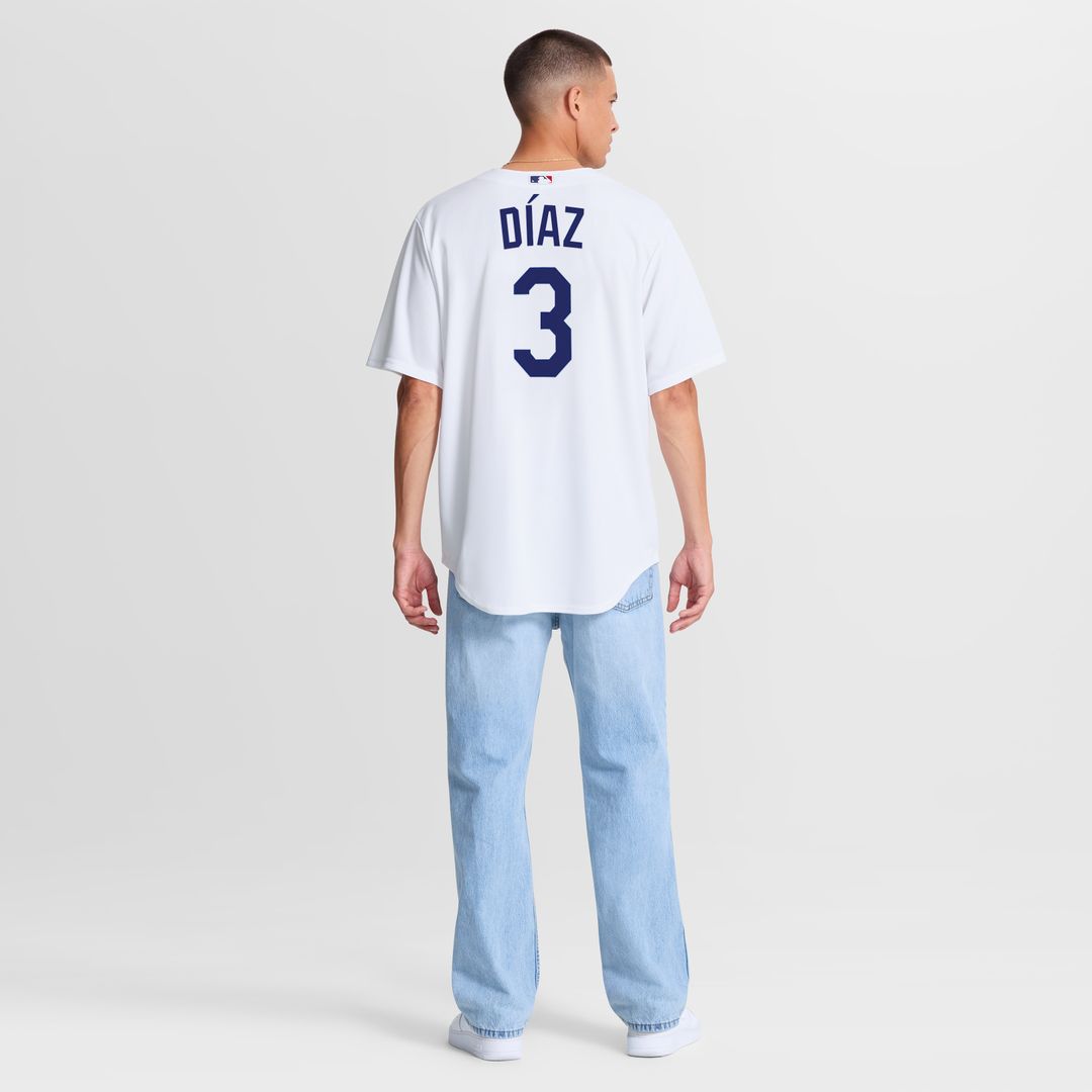 Los Angeles Dodgers Edwin Díaz Nike Home Replica Jersey - White MLB Team Jersey Baseball Fan Apparel