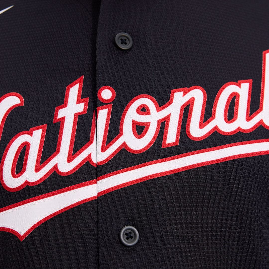 Washington Nationals Dylan Crews Nike Alternate Replica Jersey - Navy MLB Team Jersey Baseball Fan Apparel