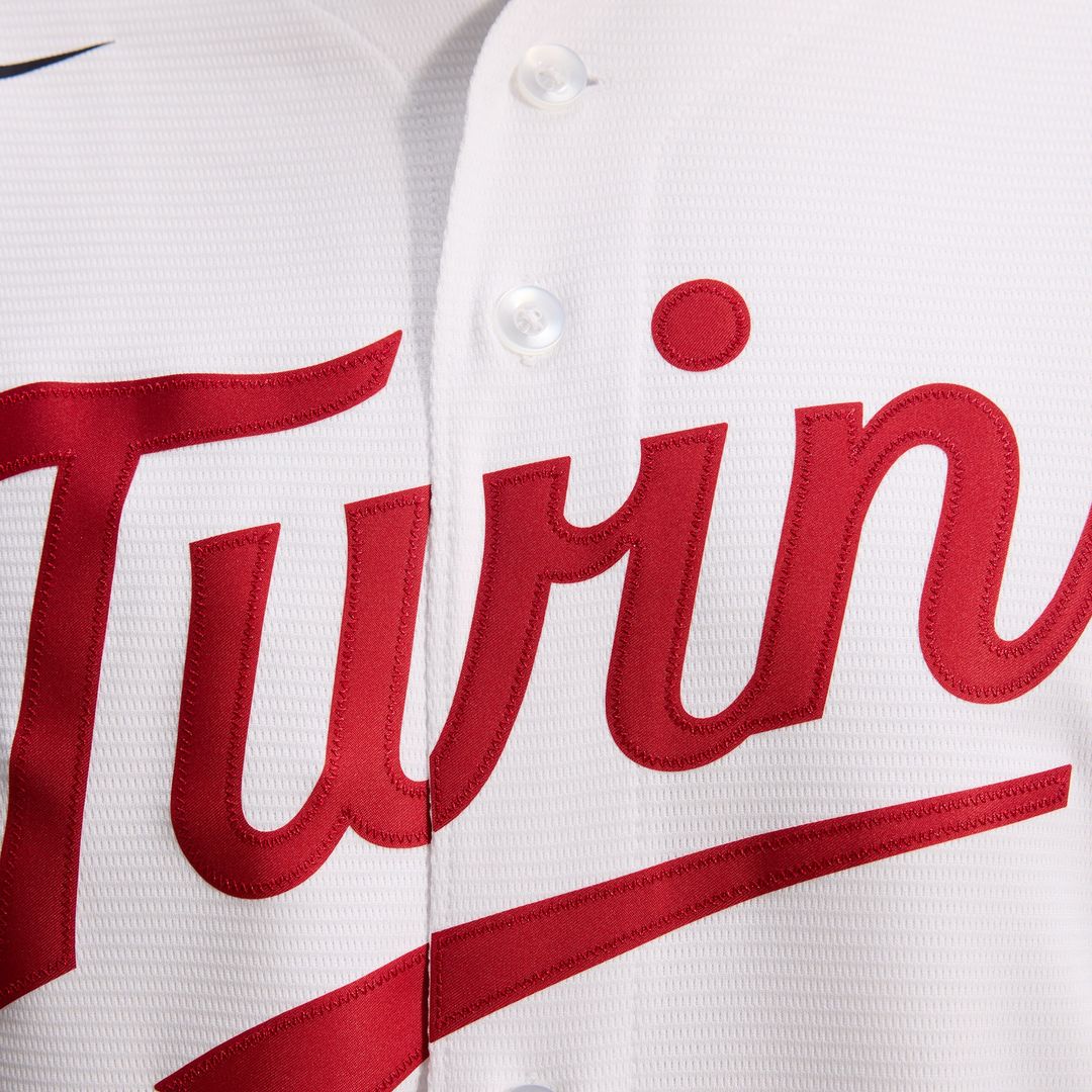 Minnesota Twins Nike Home Replica Team Jersey - White MLB Team Jersey Baseball Fan Apparel