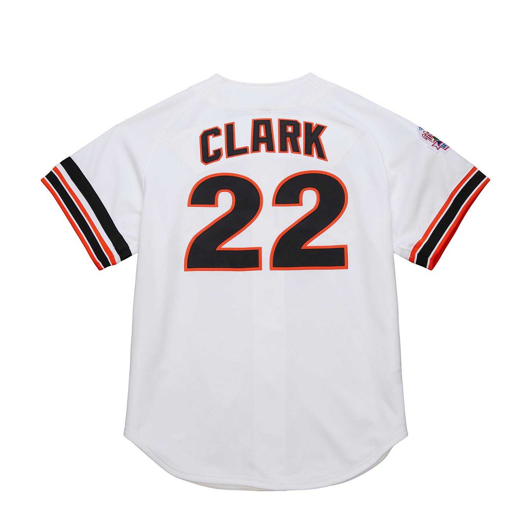 San Francisco Giants Will Clark Mitchell & Ness Cooperstown 1989 Authentic Jersey - White MLB Team Jersey Baseball Fan Apparel