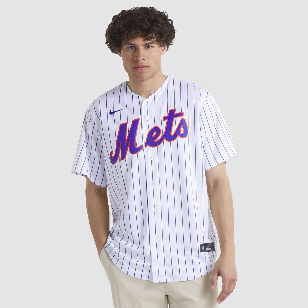 New York Mets Nike Home Replica Team Jersey - White MLB Team Jersey Baseball Fan Apparel