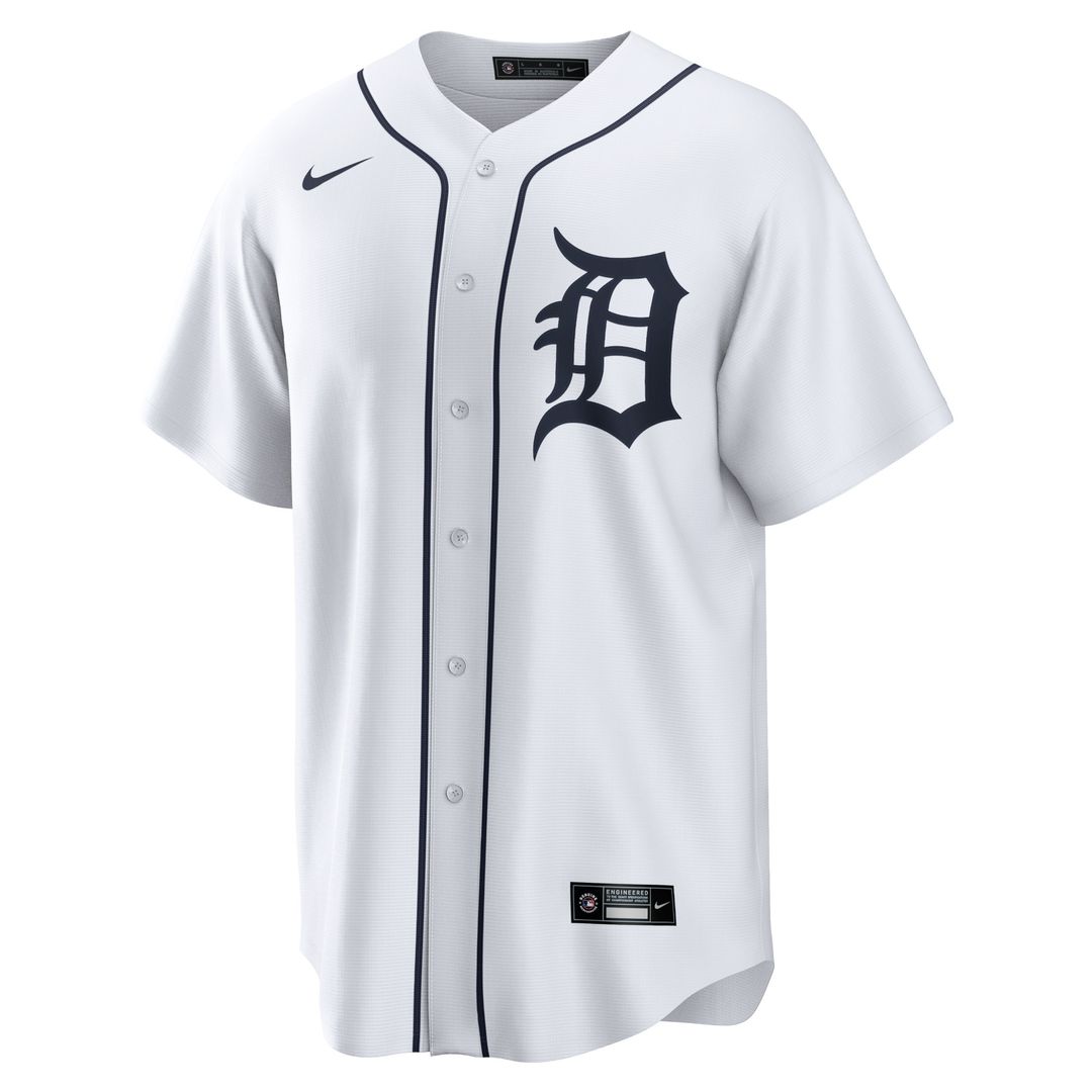 Detroit Tigers Riley Greene Nike Replica Player Jersey - White MLB Team Jersey Baseball Fan Apparel