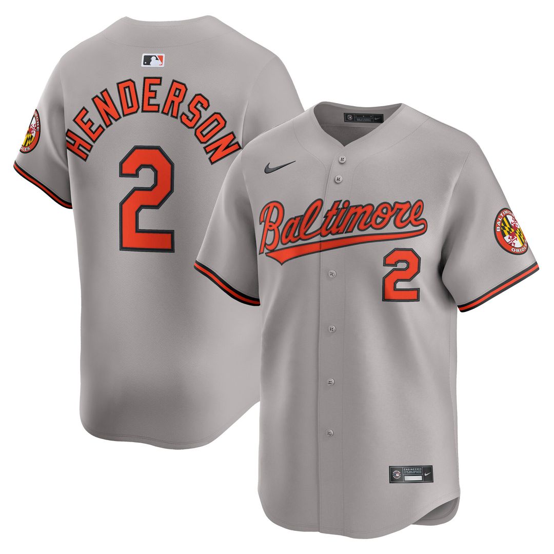 Baltimore Orioles Gunnar Henderson Nike Limited Player Jersey - White MLB Team Jersey Baseball Fan Apparel