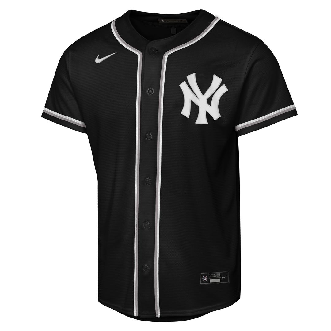New York Yankees Anthony Volpe Nike Youth Fashion Replica Player Jersey - Black MLB Team Jersey Baseball Fan Apparel
