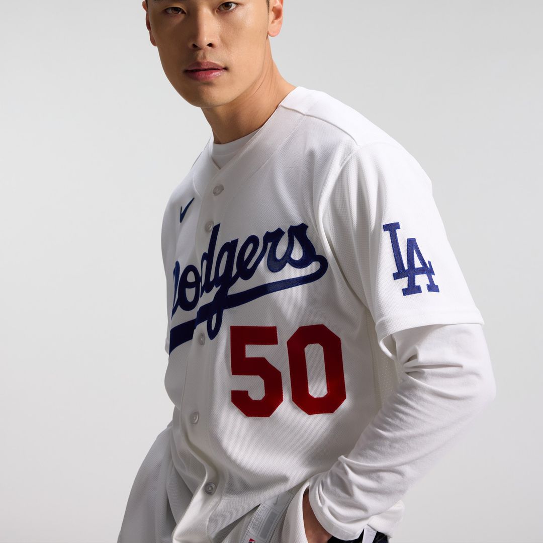 Los Angeles Dodgers Mookie Betts Nike Home Authentic Jersey - White MLB Team Jersey Baseball Fan Apparel