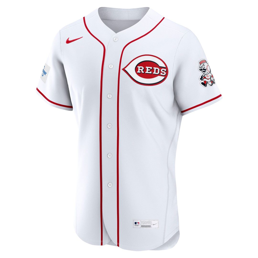 Cincinnati Reds Nike Home Authentic Jersey - White MLB Team Jersey Baseball Fan Apparel