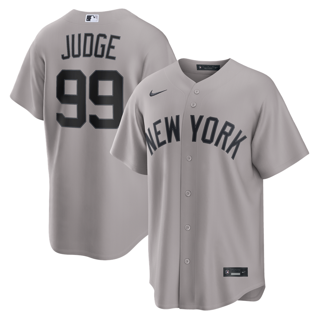 New York Yankees Aaron Judge Nike Road Replica Jersey - Gray MLB Team Jersey Baseball Fan Apparel