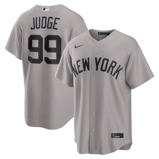 New York Yankees Aaron Judge Nike Road Replica Jersey - Gray MLB Team Jersey Baseball Fan Apparel
