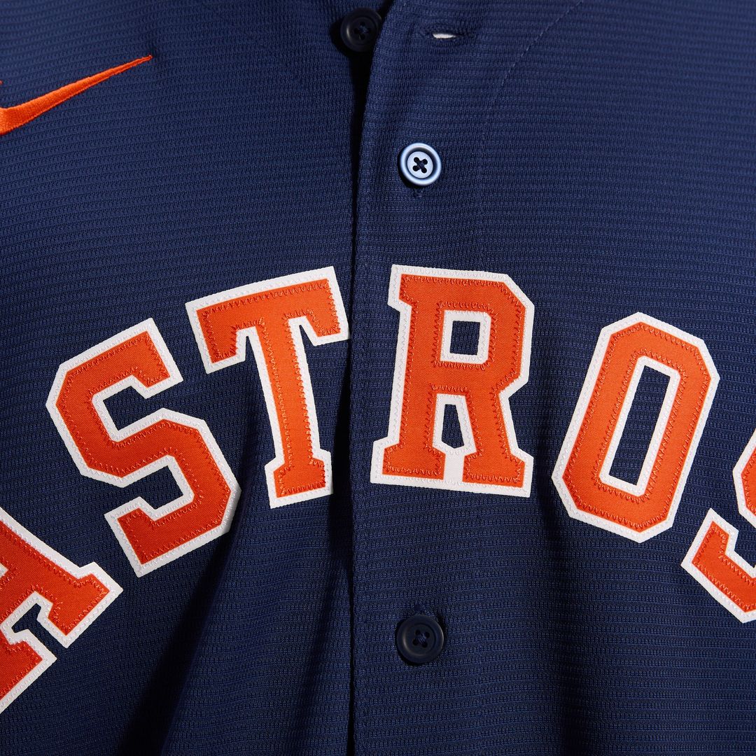 Houston Astros Jose Altuve Nike Alternate 2 Replica Jersey - Navy MLB Team Jersey Baseball Fan Apparel