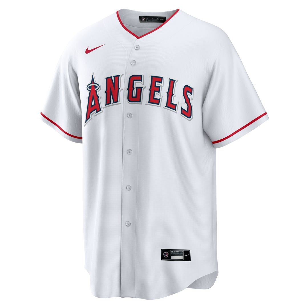 Los Angeles Angels Mike Trout Nike Home Replica Player Name Jersey - White MLB Team Jersey Baseball Fan Apparel