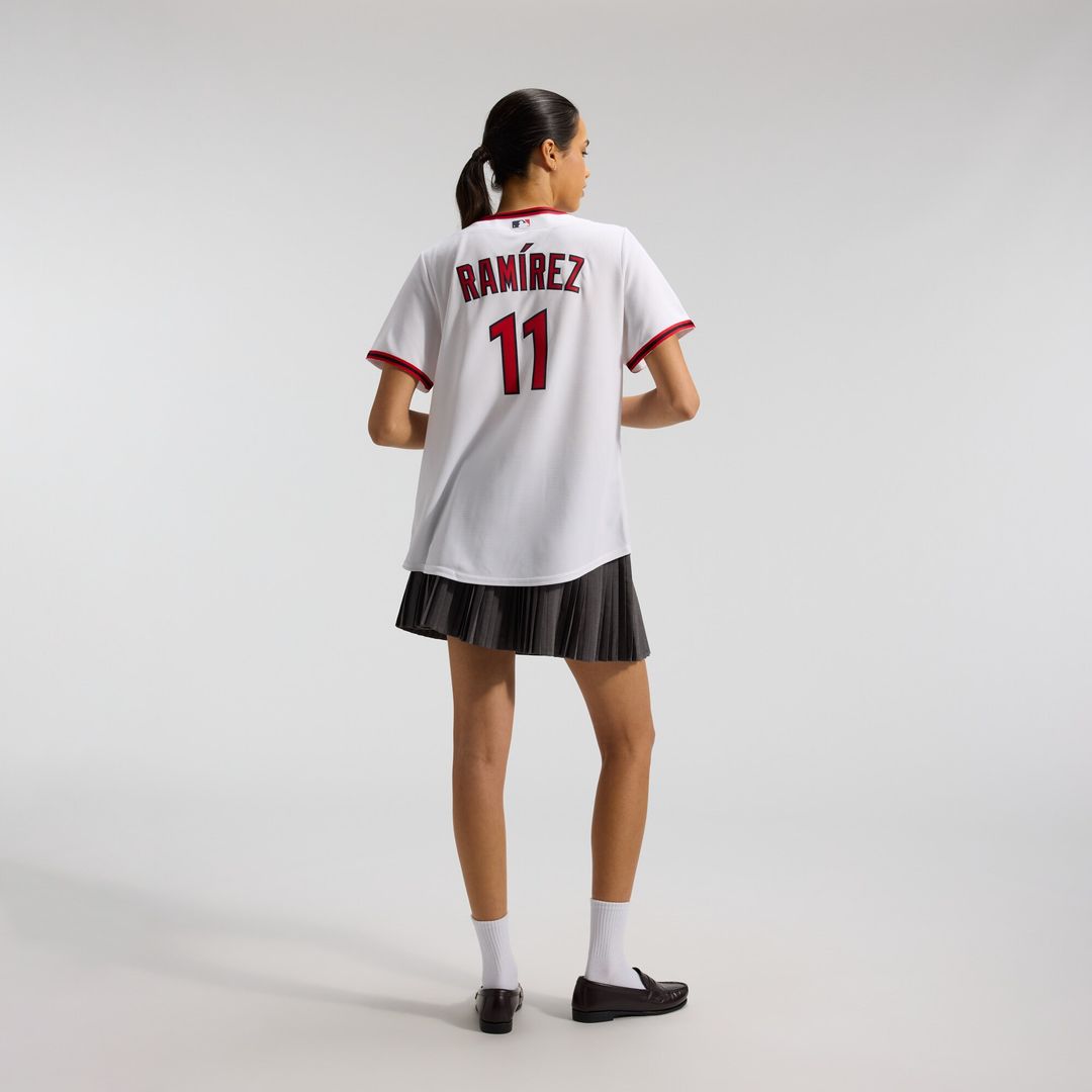 Cleveland Guardians José Ramírez Nike Women's Home Replica Jersey - White MLB Team Jersey Baseball Fan Apparel