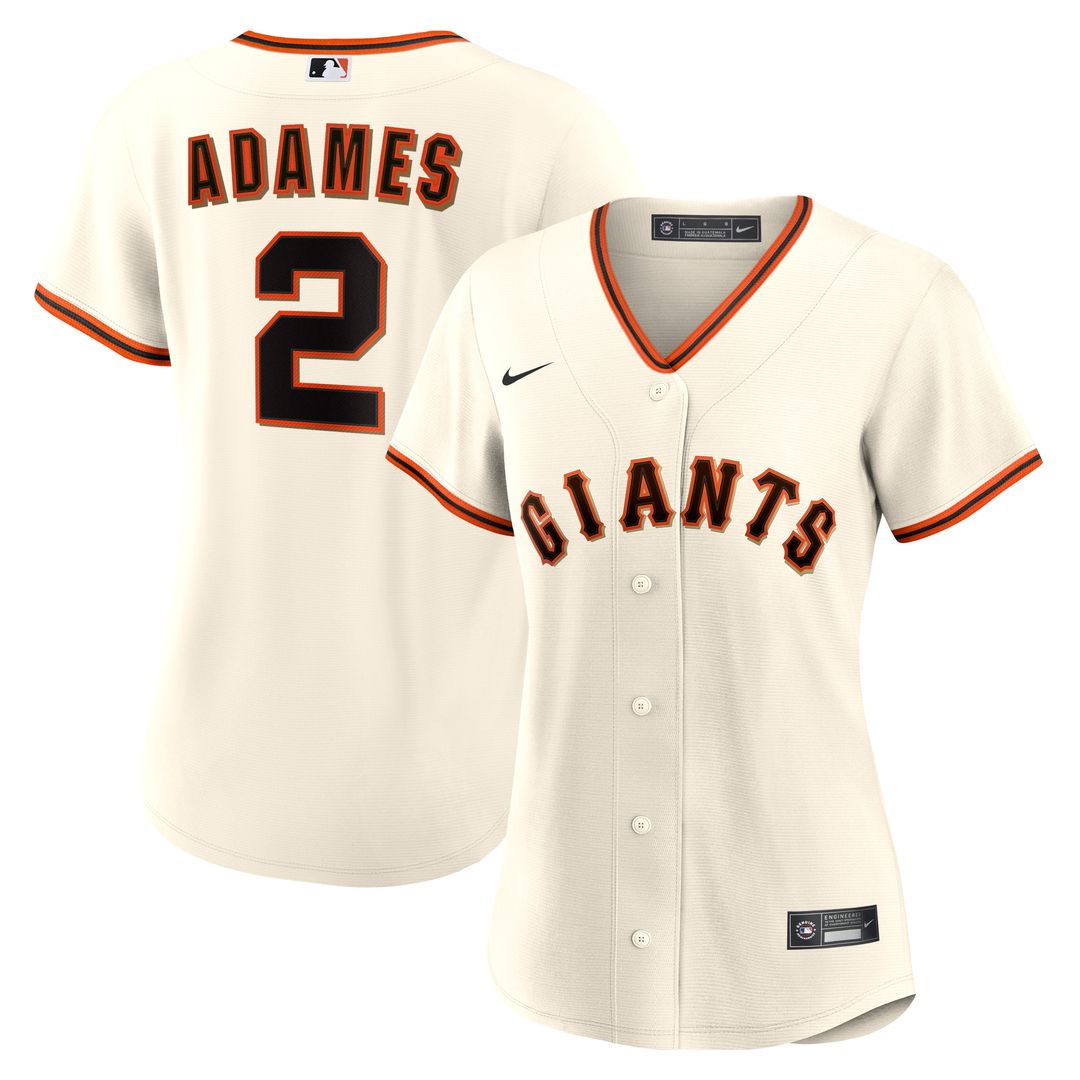 San Francisco Giants Willy Adames Nike Women's Home Replica Jersey - Cream MLB Team Jersey Baseball Fan Apparel