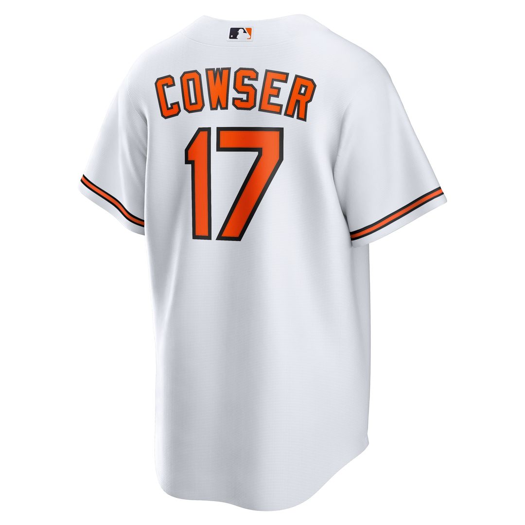 Baltimore Orioles Colton Cowser Nike Home Replica Jersey - White MLB Team Jersey Baseball Fan Apparel