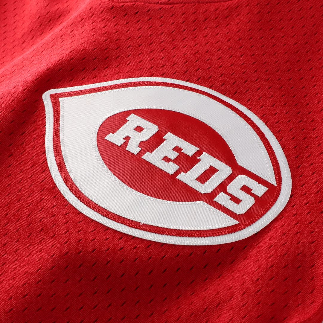 Cincinnati Reds Barry Larkin Mitchell & Ness Authentic Batting Practice Jersey - Red MLB Team Jersey Baseball Fan Apparel