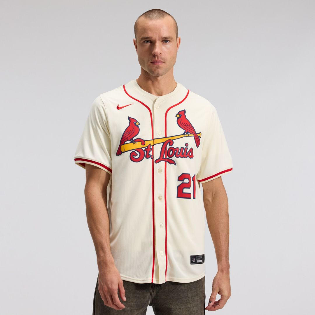 St. Louis Cardinals Lars Nootbaar Nike Alternate 2 Limited Jersey - Cream MLB Team Jersey Baseball Fan Apparel