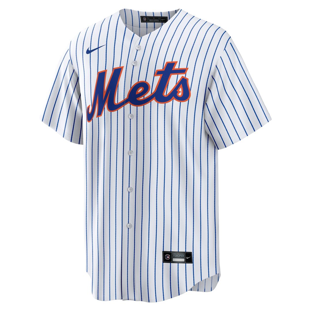 New York Mets Brandon Nimmo Nike Home Replica Jersey - White MLB Team Jersey Baseball Fan Apparel
