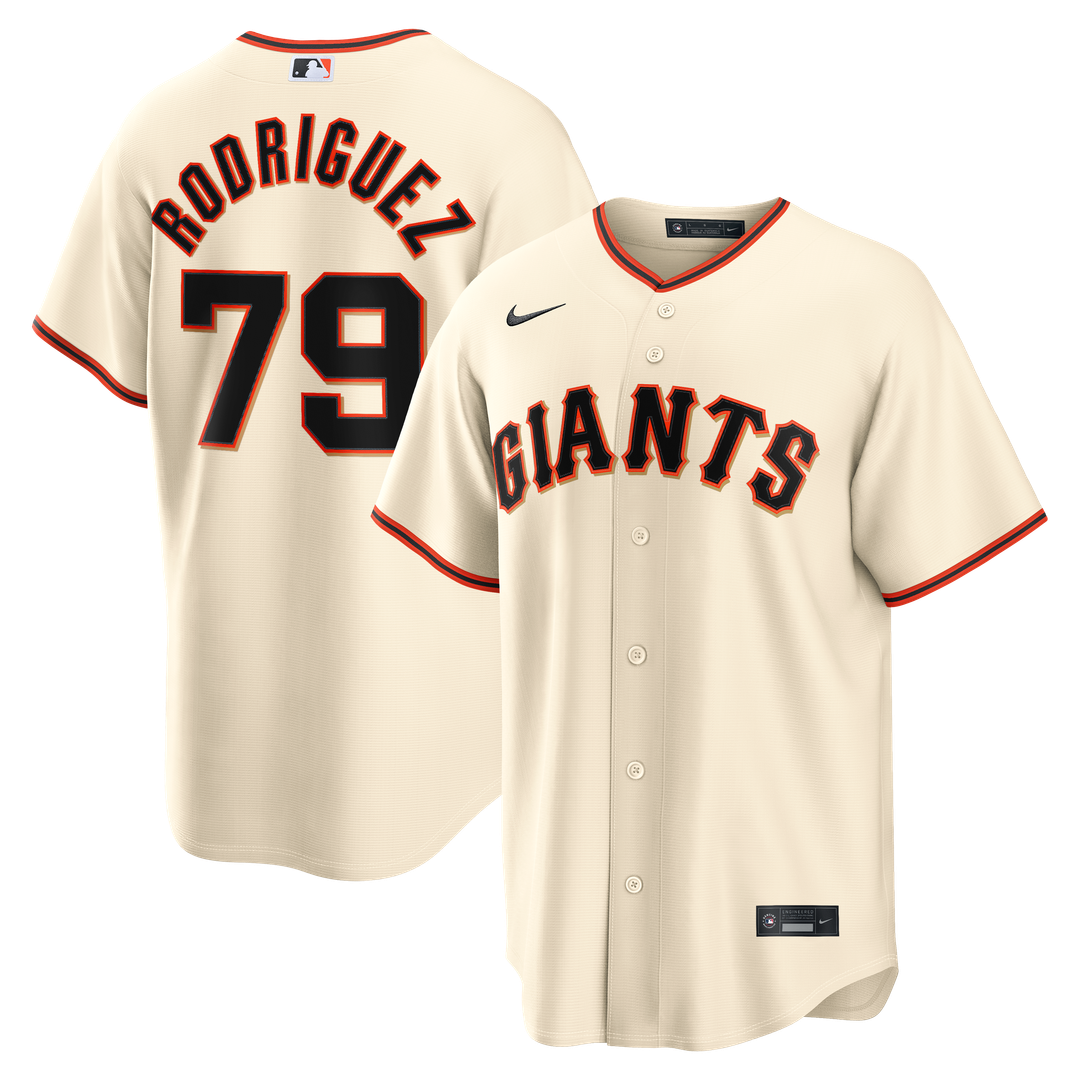 San Francisco Giants Jesus Rodriguez Nike Home Replica Jersey - Cream MLB Team Jersey Baseball Fan Apparel