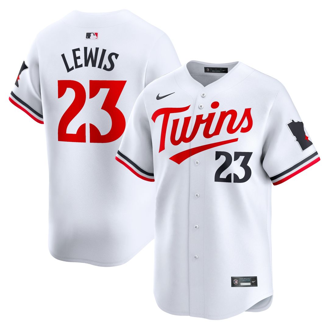 Minnesota Twins Royce Lewis Nike Home Limited Player Jersey - White MLB Team Jersey Baseball Fan Apparel