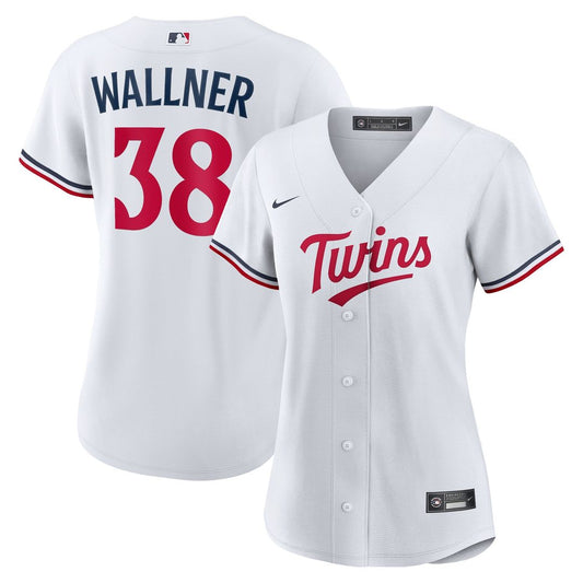 Minnesota Twins Matt Wallner Nike Women's Home Replica Jersey - White MLB Team Jersey Baseball Fan Apparel