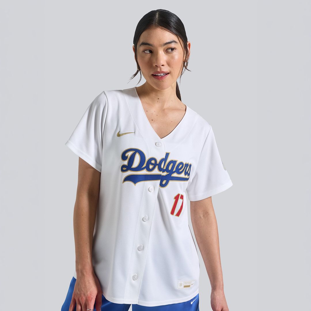 Los Angeles Dodgers Shohei Ohtani Nike Women's 2026 Gold Collection Stadium Jersey - White MLB Team Jersey Baseball Fan Apparel