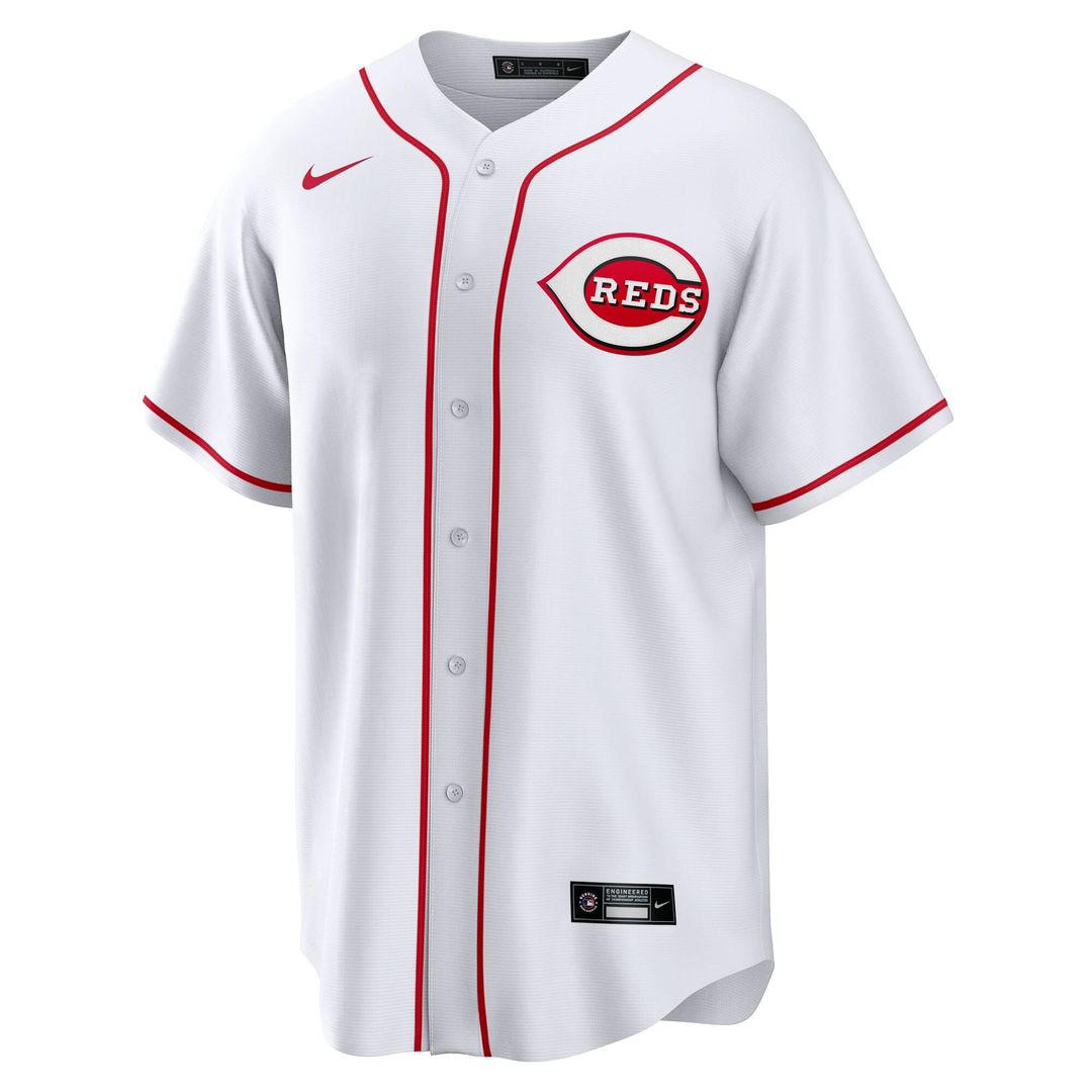 Cincinnati Reds Jose Trevino Nike Home Replica Jersey - White MLB Team Jersey Baseball Fan Apparel