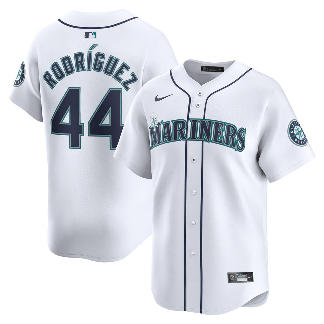 Seattle Mariners Julio Rodríguez Nike Home Limited Player Jersey - White MLB Team Jersey Baseball Fan Apparel