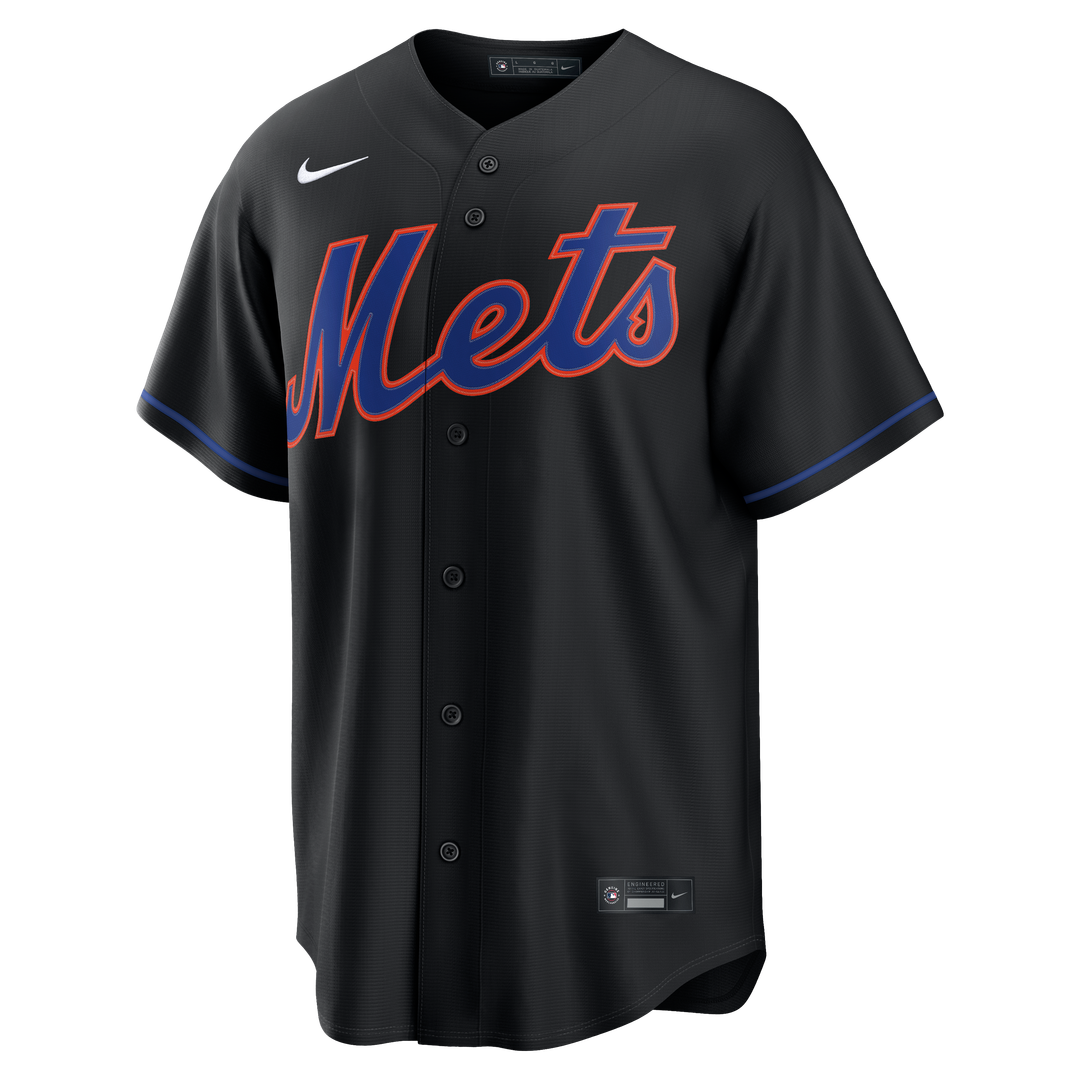 New York Mets Juan Soto Nike Alternate Replica Jersey - Black MLB Team Jersey Baseball Fan Apparel