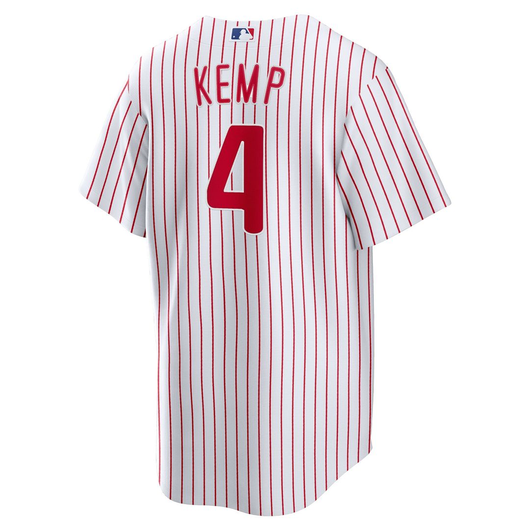 Philadelphia Phillies Otto Kemp Nike Home Replica Jersey - White MLB Team Jersey Baseball Fan Apparel