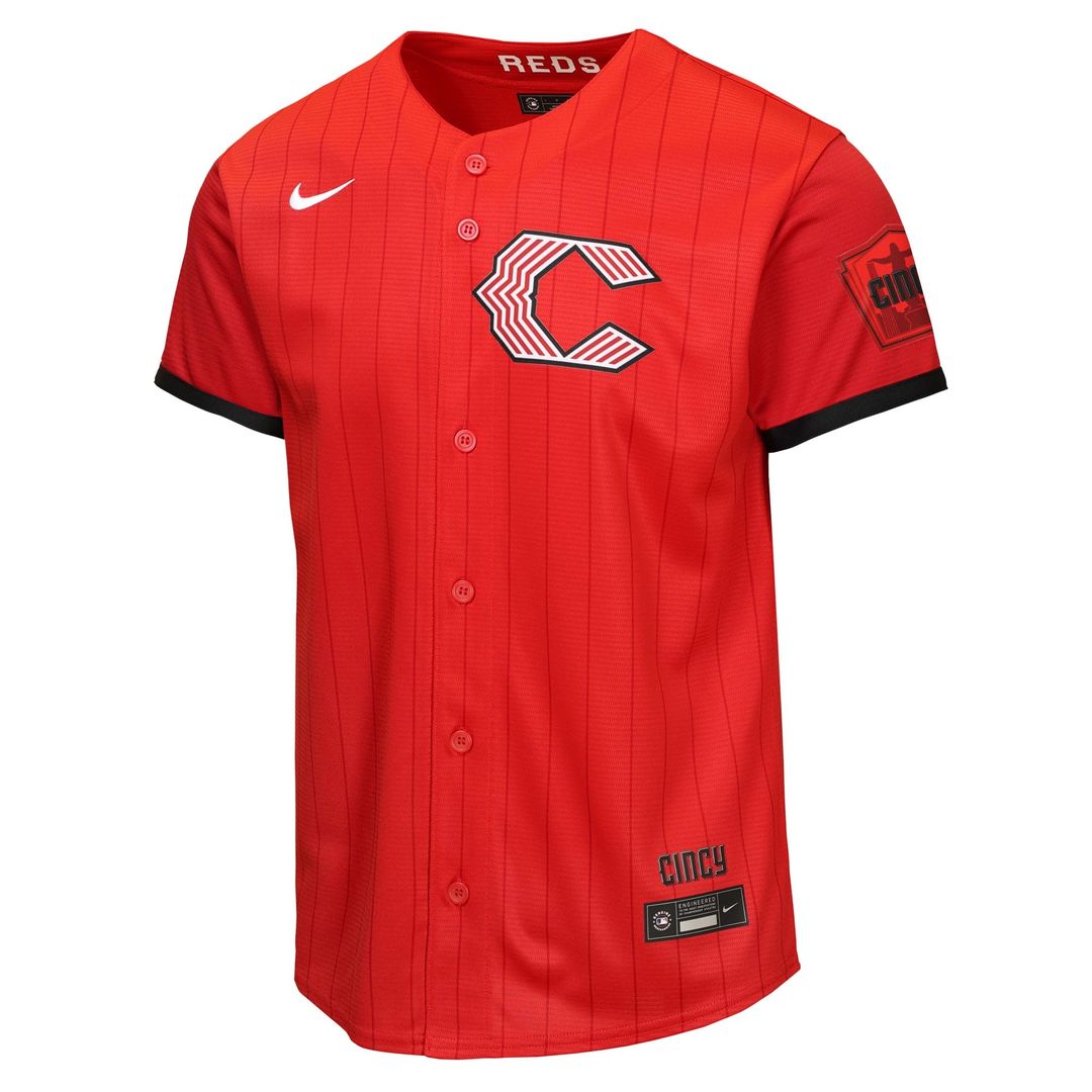 Cincinnati Reds Nike Youth 2026 City Connect Stadium Jersey - Red MLB Team Jersey Baseball Fan Apparel