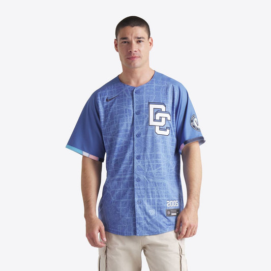 Washington Nationals Nike 2025 City Connect Limited Jersey - Blue MLB Team Jersey Baseball Fan Apparel