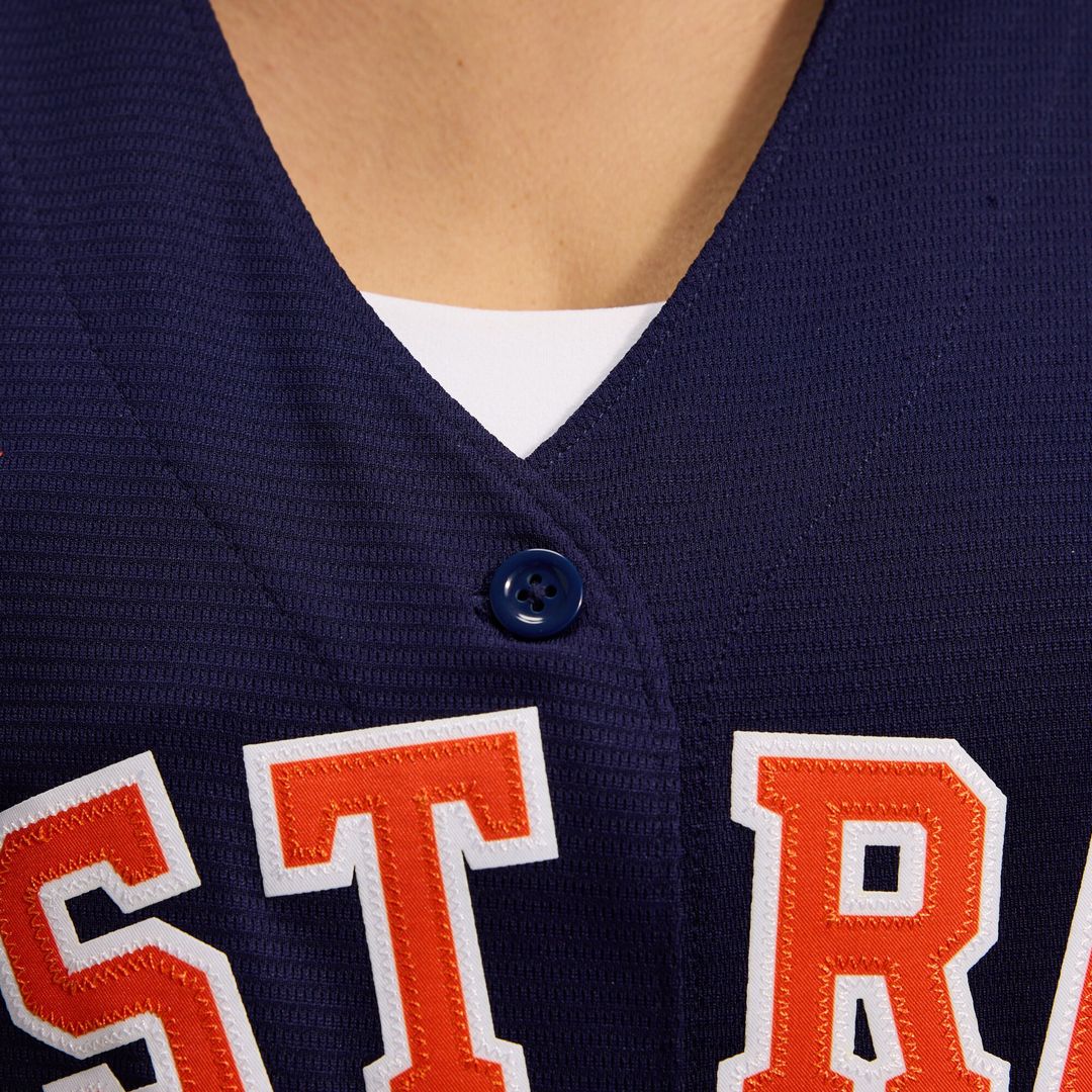 Houston Astros Jose Altuve Nike Women's Alternate Replica Player Jersey - Navy MLB Team Jersey Baseball Fan Apparel