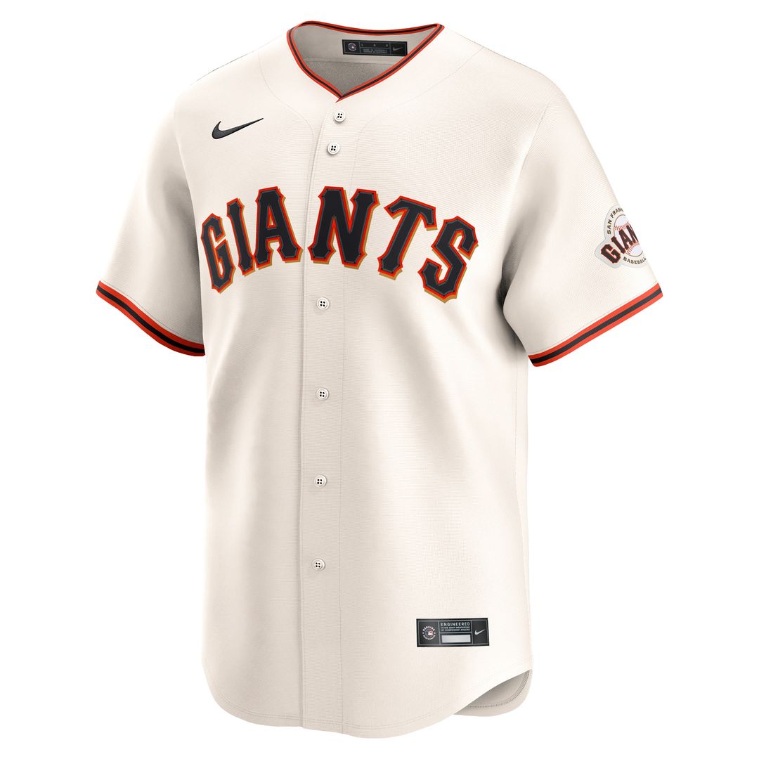 San Francisco Giants Nike Home Limited Custom Jersey - Cream MLB Team Jersey Baseball Fan Apparel