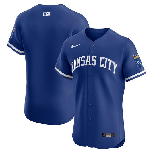 Kansas City Royals Nike Alternate 2 Elite Jersey - Royal MLB Team Jersey Baseball Fan Apparel