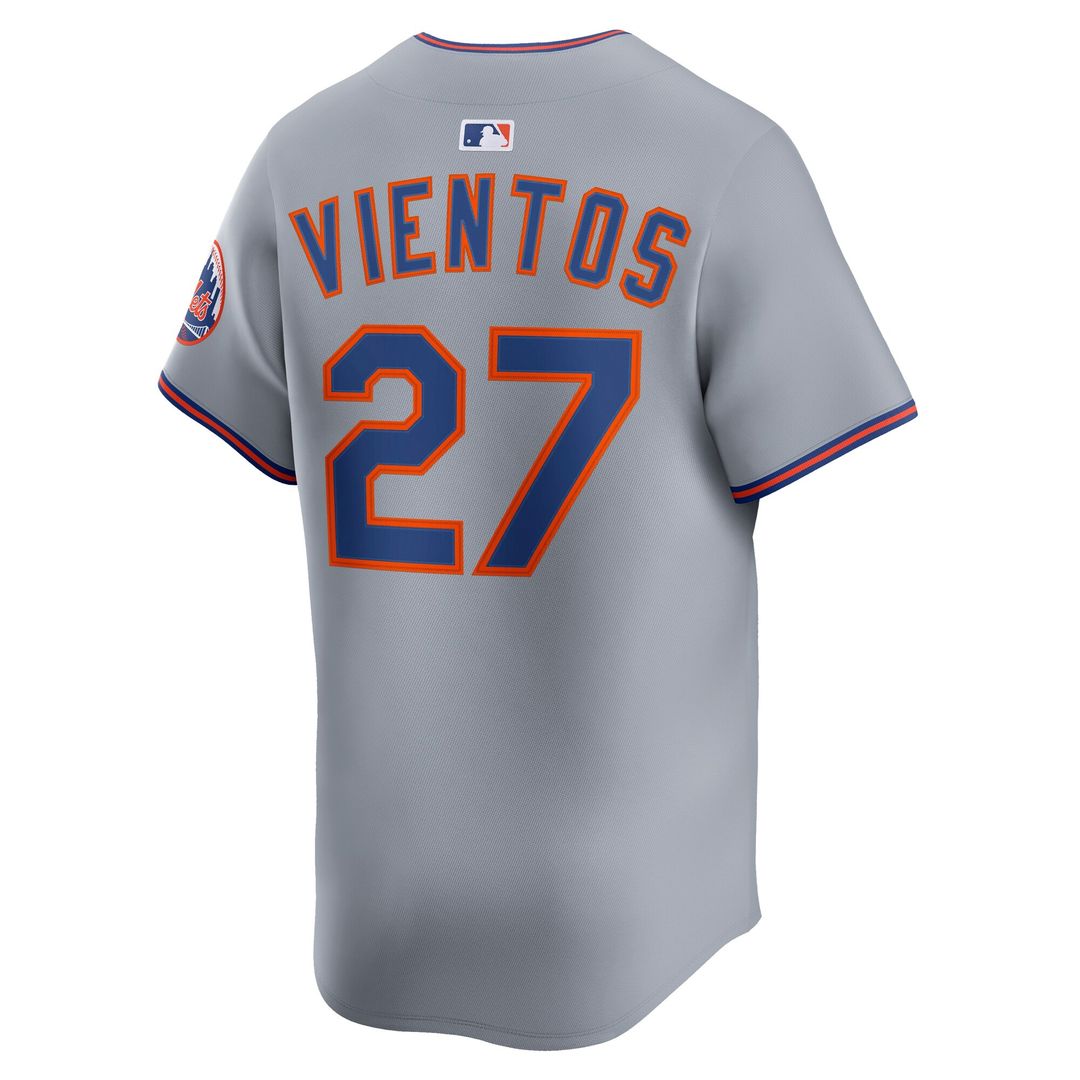 New York Mets Mark Vientos Nike All - Star Limited Jersey - Gray MLB Team Jersey Baseball Fan Apparel
