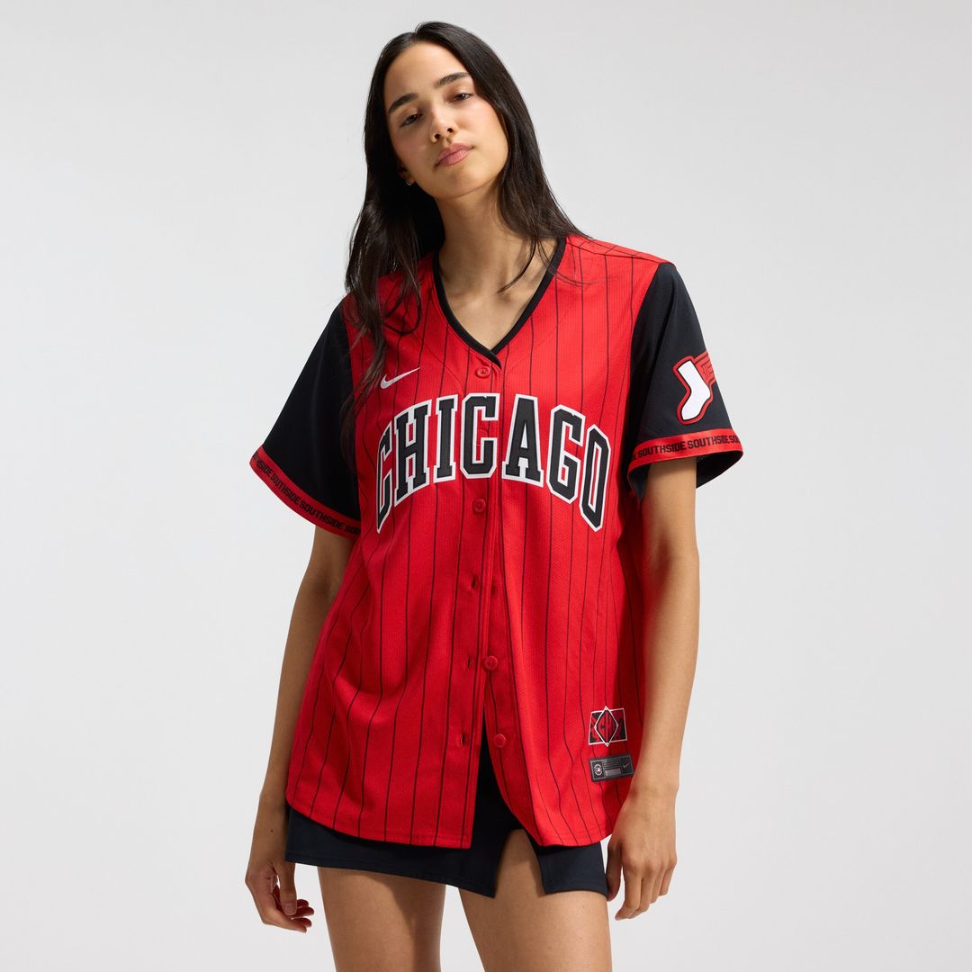 Chicago White Sox Nike Women's 2025 City Connect Limited Jersey - Red/Black MLB Team Jersey Baseball Fan Apparel