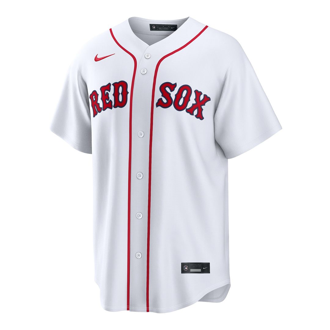 Boston Red Sox Carlos Narváez Nike Home Replica Jersey - White MLB Team Jersey Baseball Fan Apparel
