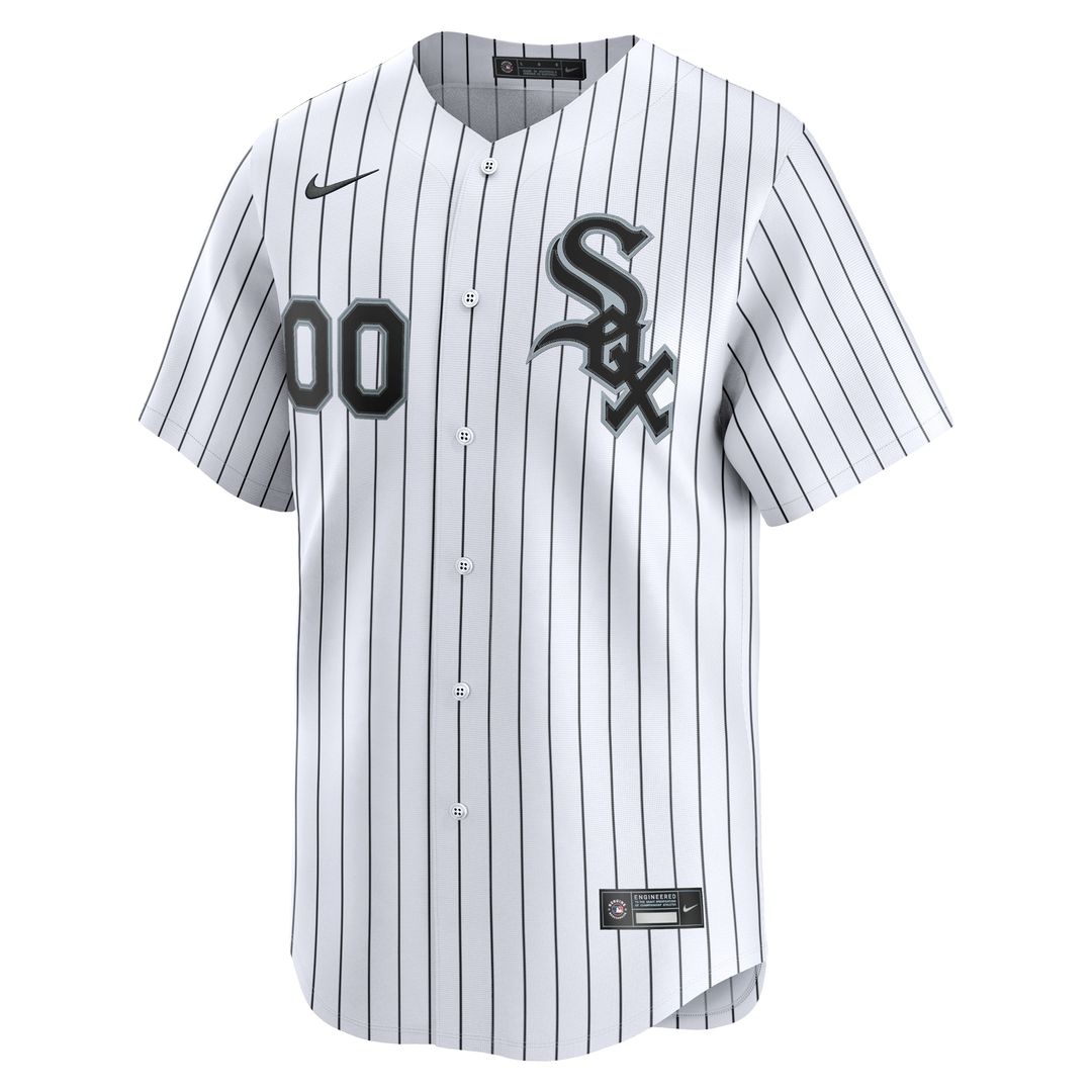 Chicago White Sox Nike Youth Home Custom Limited Jersey - White MLB Team Jersey Baseball Fan Apparel
