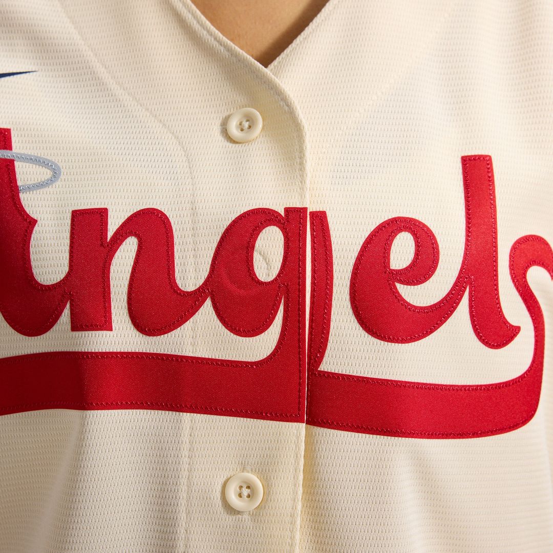 Los Angeles Angels Anthony Rendon Nike Women's City Connect Replica Player Jersey - Cream MLB Team Jersey Baseball Fan Apparel