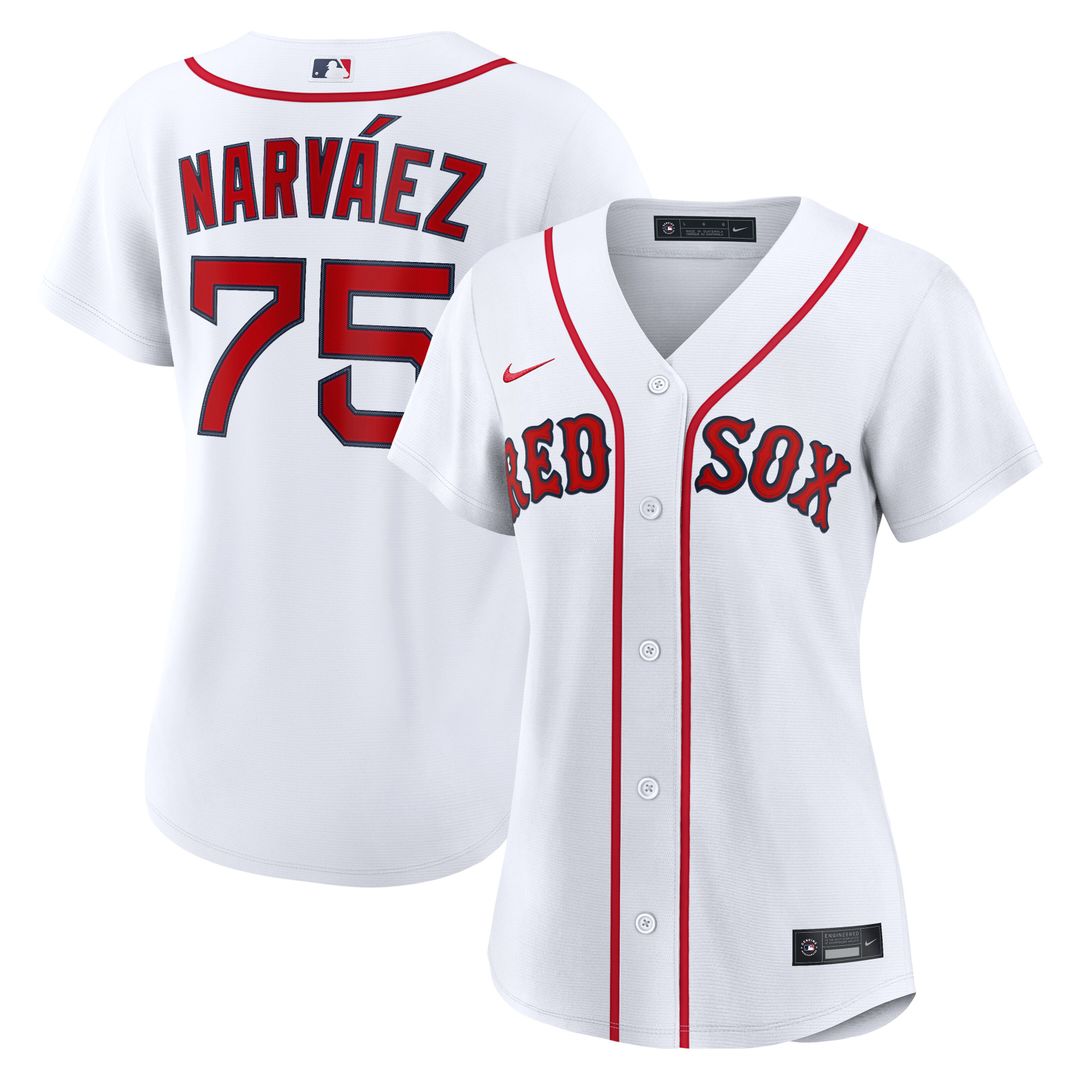 Boston Red Sox Carlos Narváez Nike Women's Home Replica Jersey - White MLB Team Jersey Baseball Fan Apparel