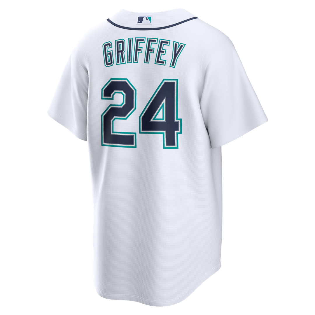 Seattle Mariners Ken Griffey Jr. Nike Home Replica Jersey - White MLB Team Jersey Baseball Fan Apparel