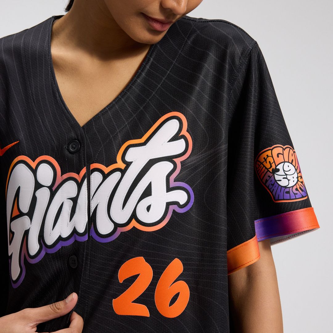 San Francisco Giants Matt Chapman Nike Women's 2025 City Connect Limited Jersey - Anthracite MLB Team Jersey Baseball Fan Apparel