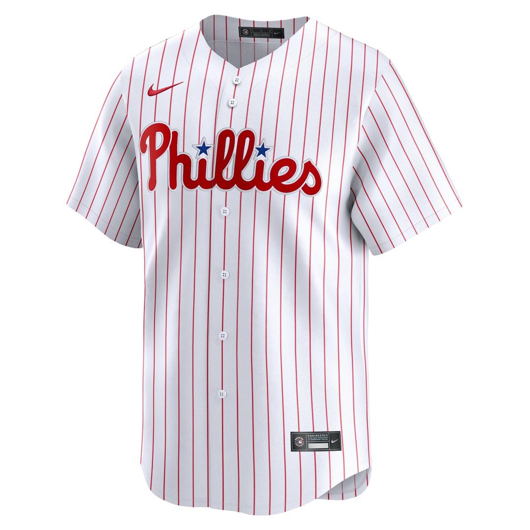 Philadelphia Phillies J.T. Realmuto Nike Home Limited Player Jersey - White MLB Team Jersey Baseball Fan Apparel