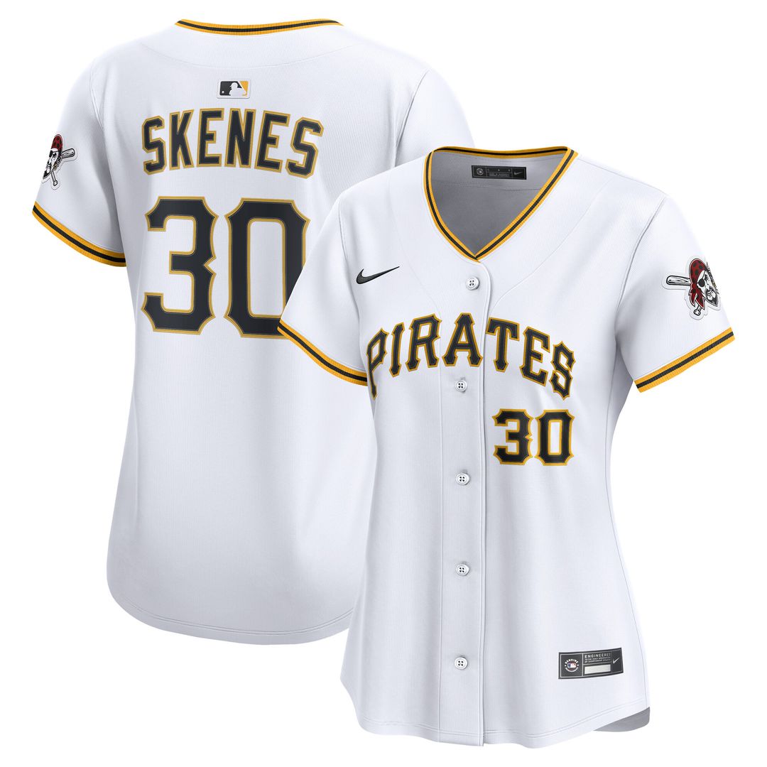 Pittsburgh Pirates Paul Skenes Nike Women's Home Limited Player Jersey - White MLB Team Jersey Baseball Fan Apparel