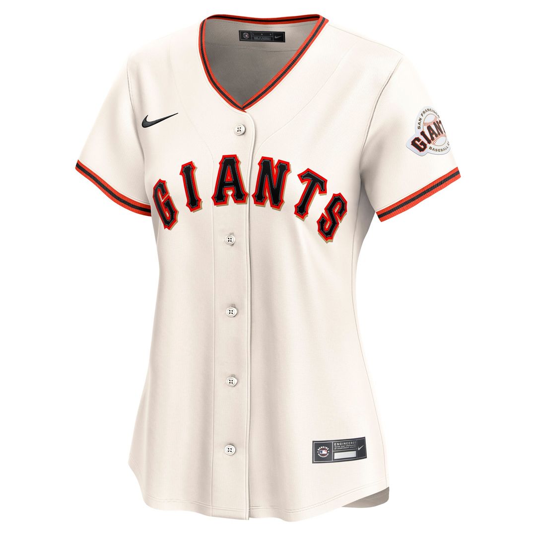 San Francisco Giants Nike Women's Home Limited Custom Jersey - Cream MLB Team Jersey Baseball Fan Apparel
