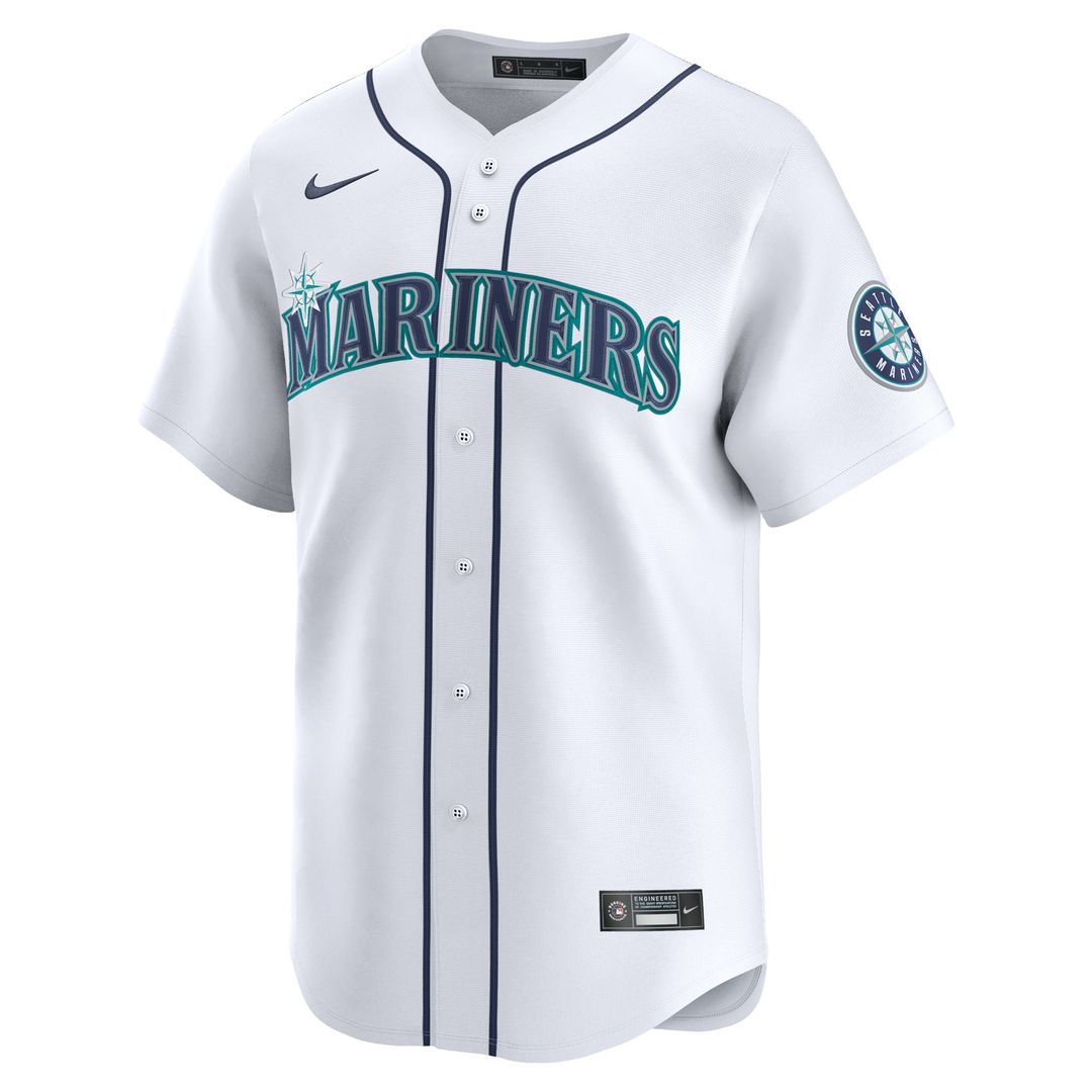 Seattle Mariners Nike Home Limited Pick - A - Player Retired Roster Jersey - White MLB Team Jersey Baseball Fan Apparel