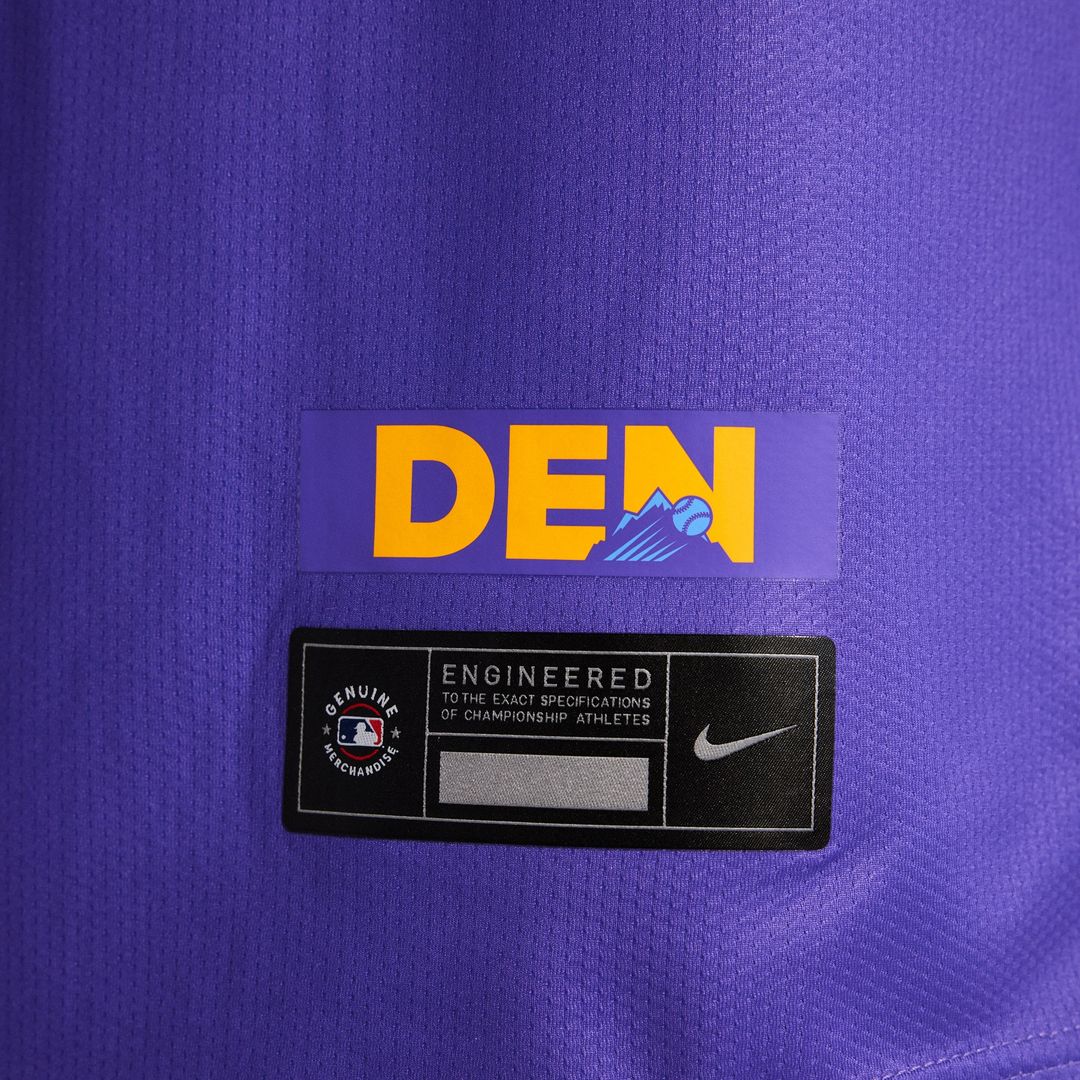 Colorado Rockies Nike 2025 City Connect Limited Jersey - Purple/Light Blue MLB Team Jersey Baseball Fan Apparel