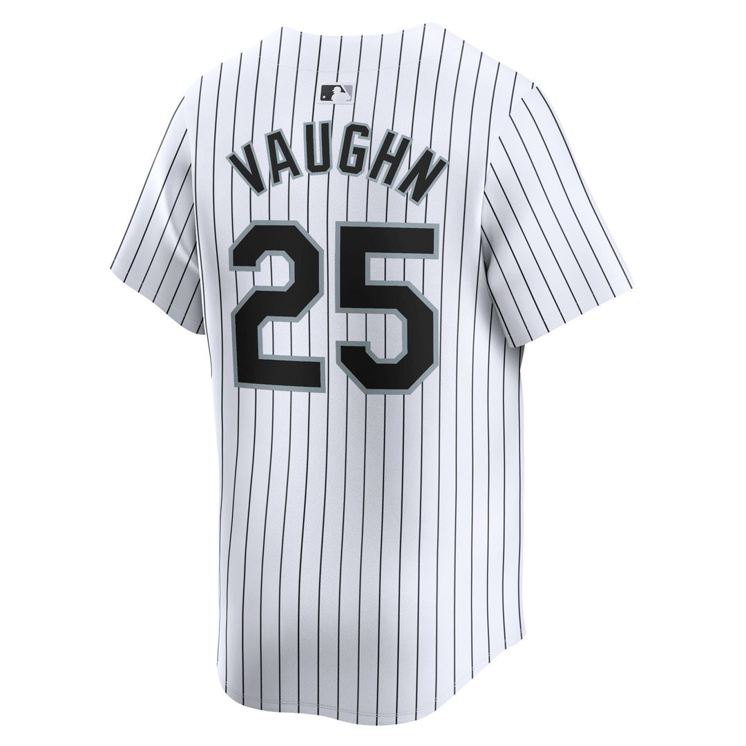 Chicago White Sox Andrew Vaughn Nike Home Limited Player Jersey - White MLB Team Jersey Baseball Fan Apparel