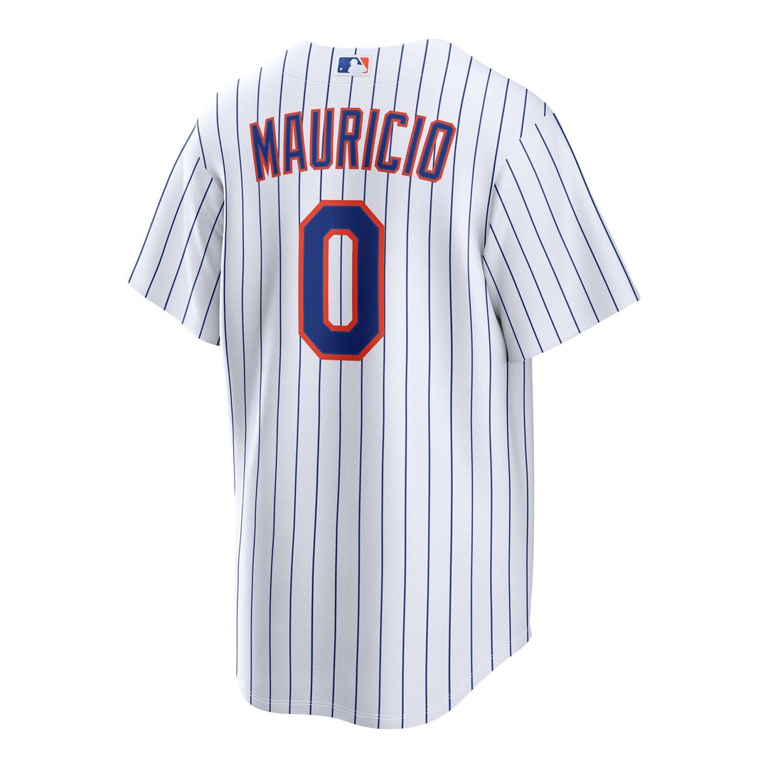 New York Mets Ronny Mauricio Nike Home Replica Jersey - White MLB Team Jersey Baseball Fan Apparel